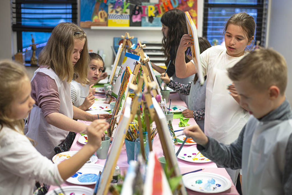 Art Birthday Party for Kids & Teens - Friday, October 18, 2024, 6:00pm-8:00pm, $120 deposit