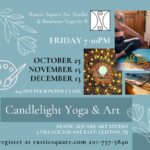 Candlelight Yoga & Art - Friday, November 15, 2024, 7-10 pm $45