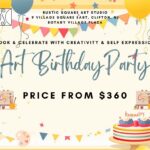 Art Birthday Party for Kids - Saturday, June 6, 2026, 11am-1pm, $120 deposit